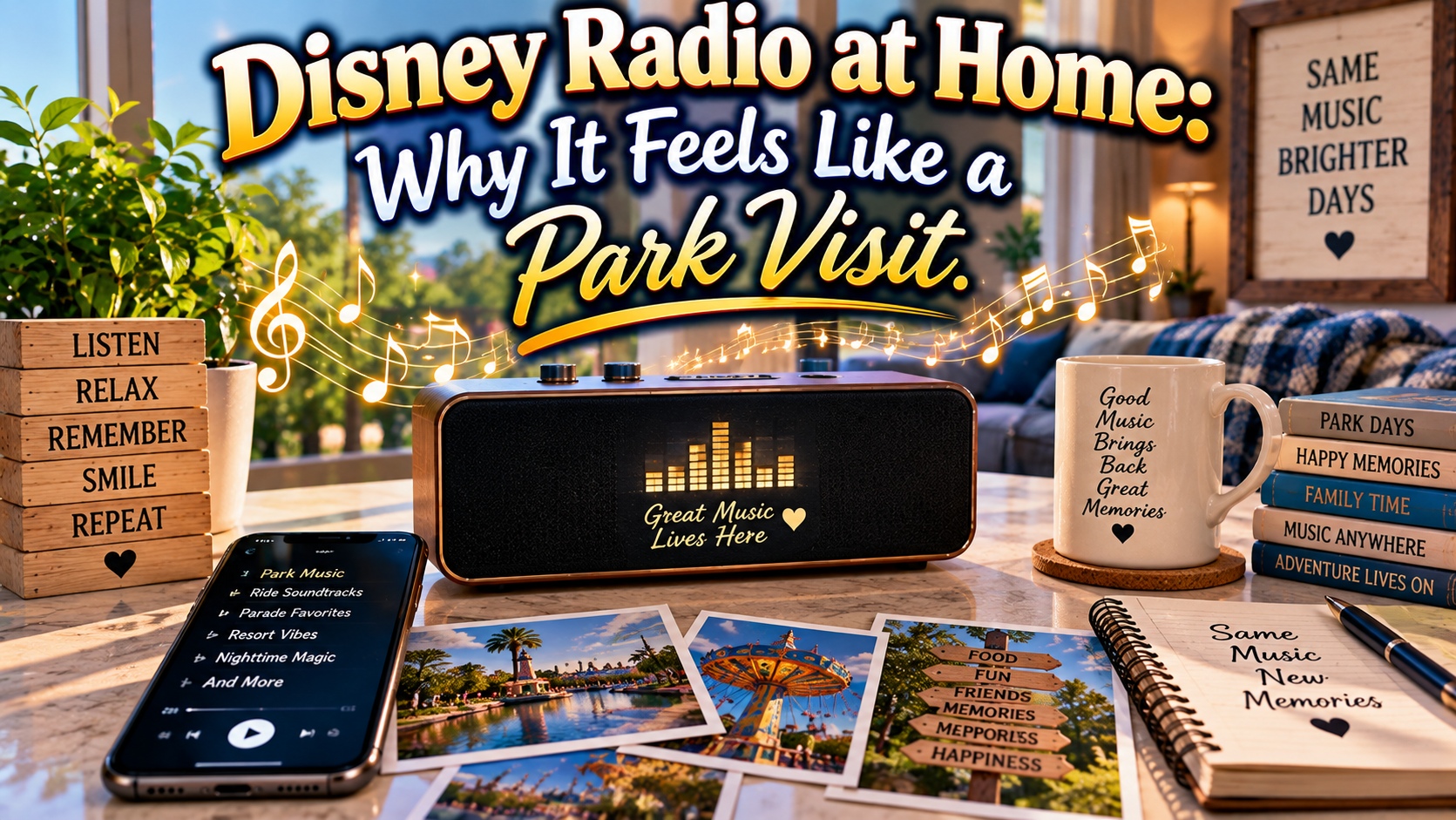 Disney Radio at Home: Why It Feels Like a Park Visit