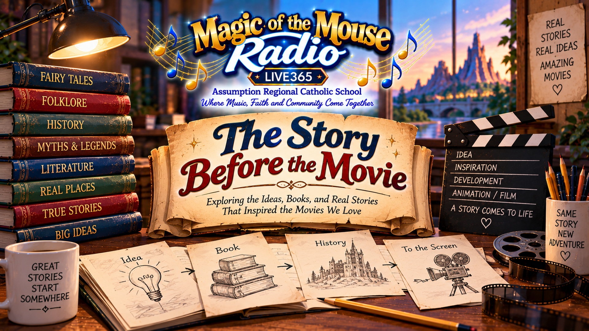 The Story Before the Movie student blog from Magic of the Mouse Radio exploring the books, legends, fairy tales, history, and original stories that inspired Disney movies.