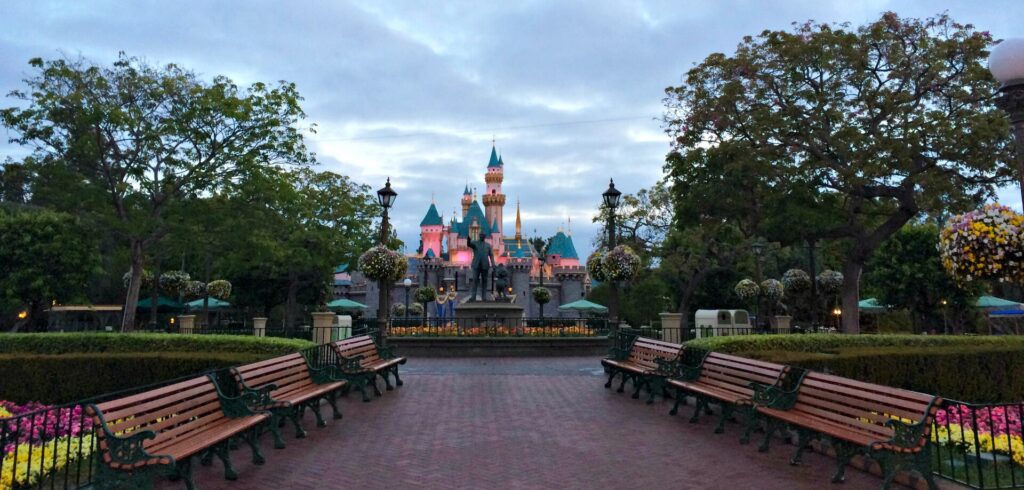 Sleeping Beauty Castle at Disneyland Park in Anaheim