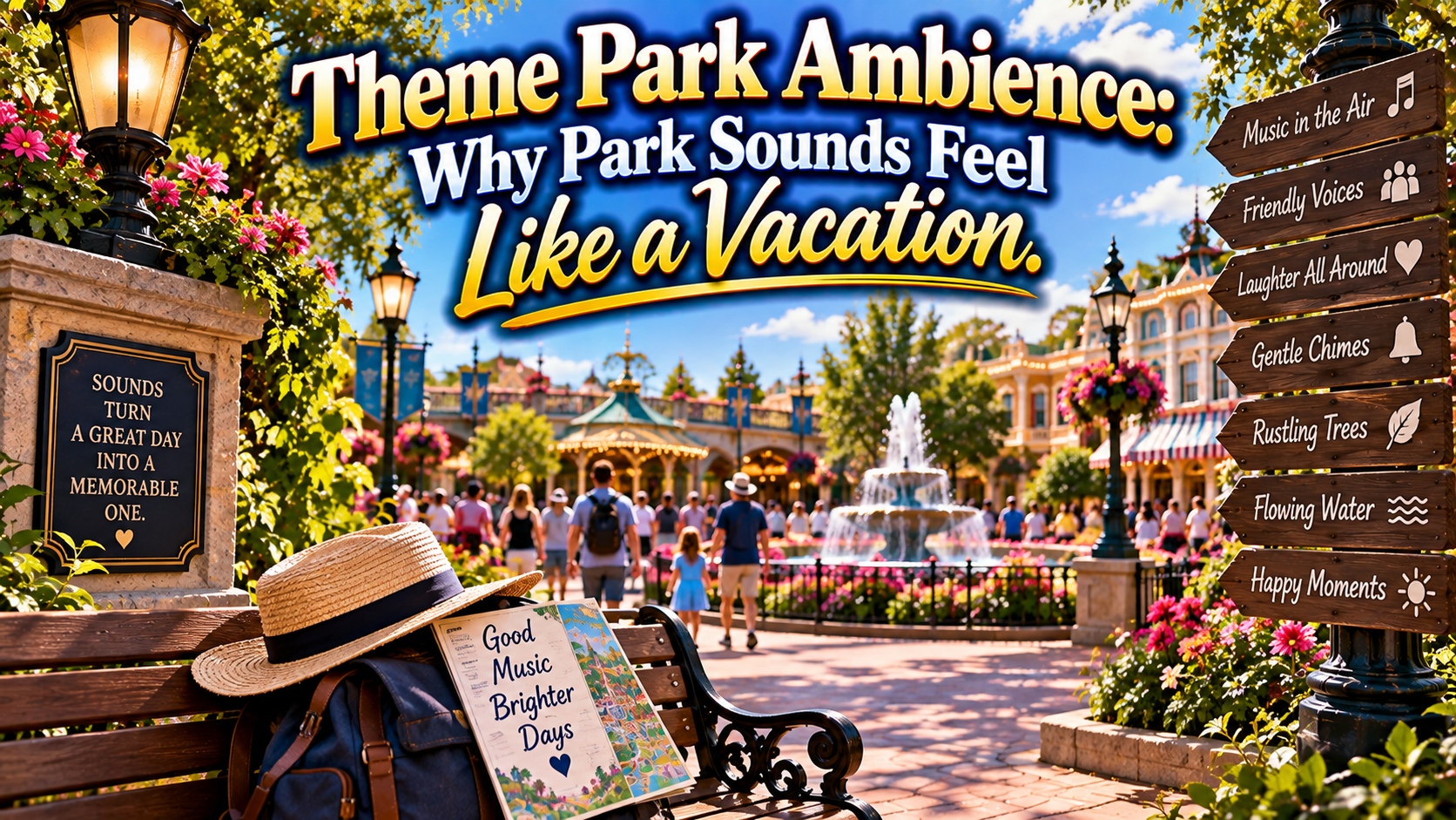 Theme Park Ambience: Why Park Sounds Feel Like a Vacation